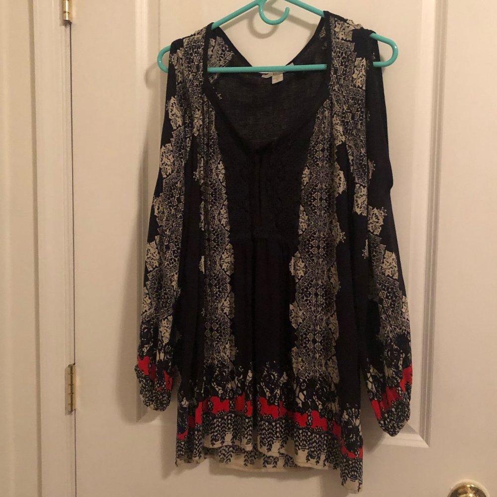 Black Long Sleeved Tunic